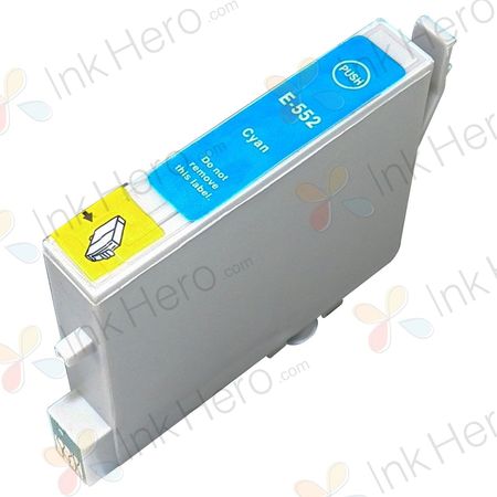 Epson T0552 cartouche d'encre compatible cyan (Ink Hero)