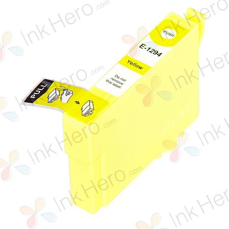 Epson T1294 cartouche d'encre compatible jaune (Ink Hero)