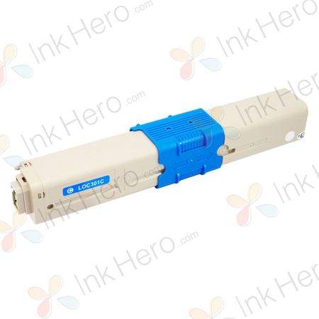 Oki 44973535 (C301 / C321) toner compatible cyan (Ink Hero)