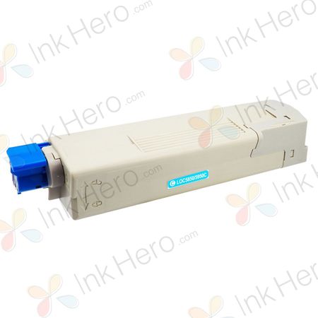 Oki 43865723 toner compatible cyan (Ink Hero)