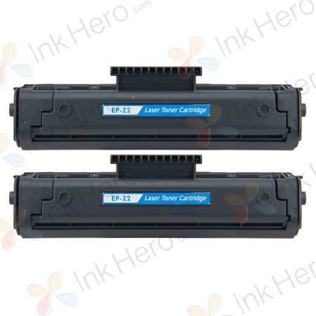 Pack de 2 Canon EP-22 toner compatibles noir (Ink Hero)