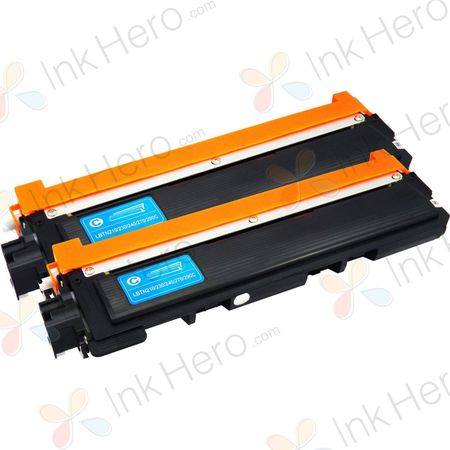 Pack de 2 Brother TN230C toner compatibles cyan (Ink Hero)