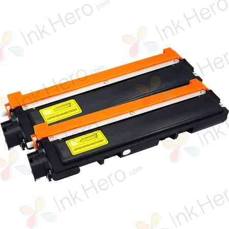 Pack de 2 Brother TN230Y toner compatibles jaune (Ink Hero)