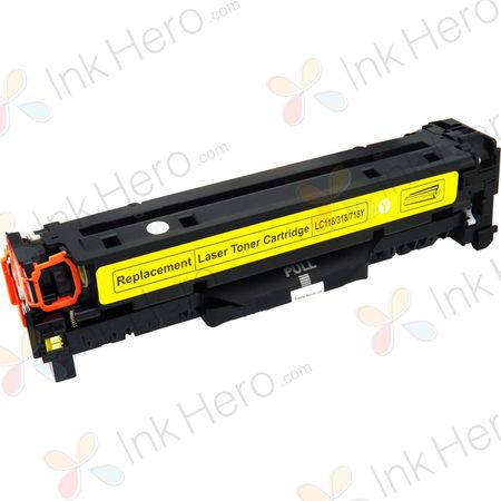 Canon 718 (2659B002AA) toner compatible jaune (Ink Hero)