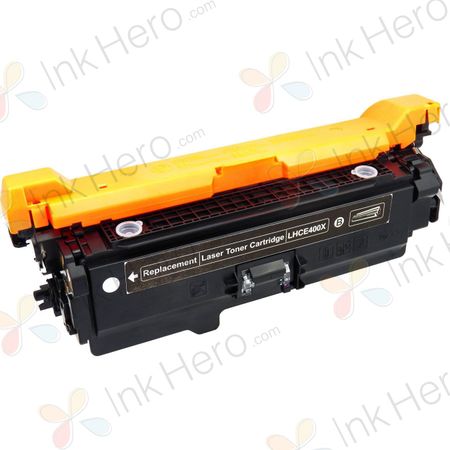 HP 507X (CE400X) toner compatible haute capacité noir (Ink Hero)