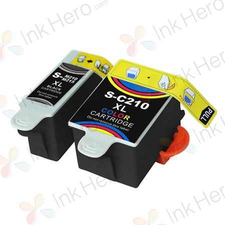 Pack de 2 Samsung M210 & C210 cartouches d'encre compatibles haute capacité (Ink Hero)