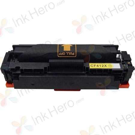 HP 410X (CF412X) toner compatible haute capacité jaune (Ink Hero)